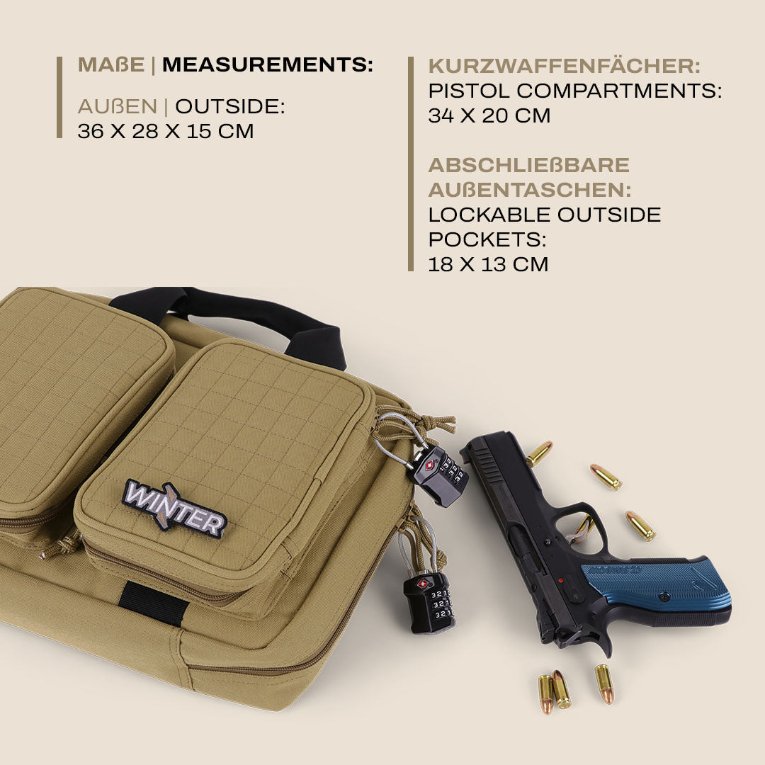 Pistolentasche | 2 Pistolen